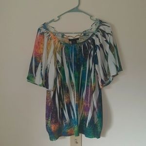 Simply irresistible rainbow top